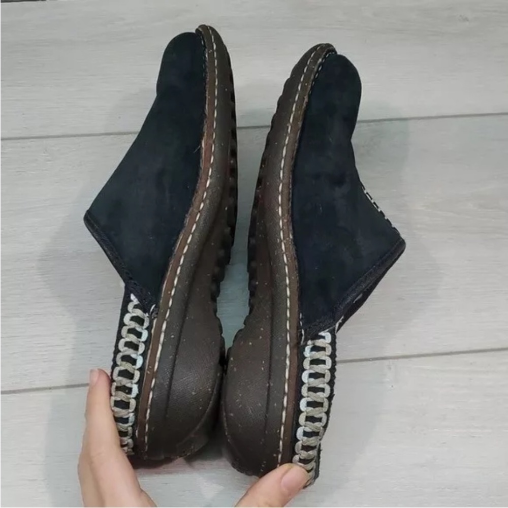 Ugg Australia Women Kohala Shearling SlippeComfort 5177 Leather Mules shoes sz 6 - Picture 7 of 9